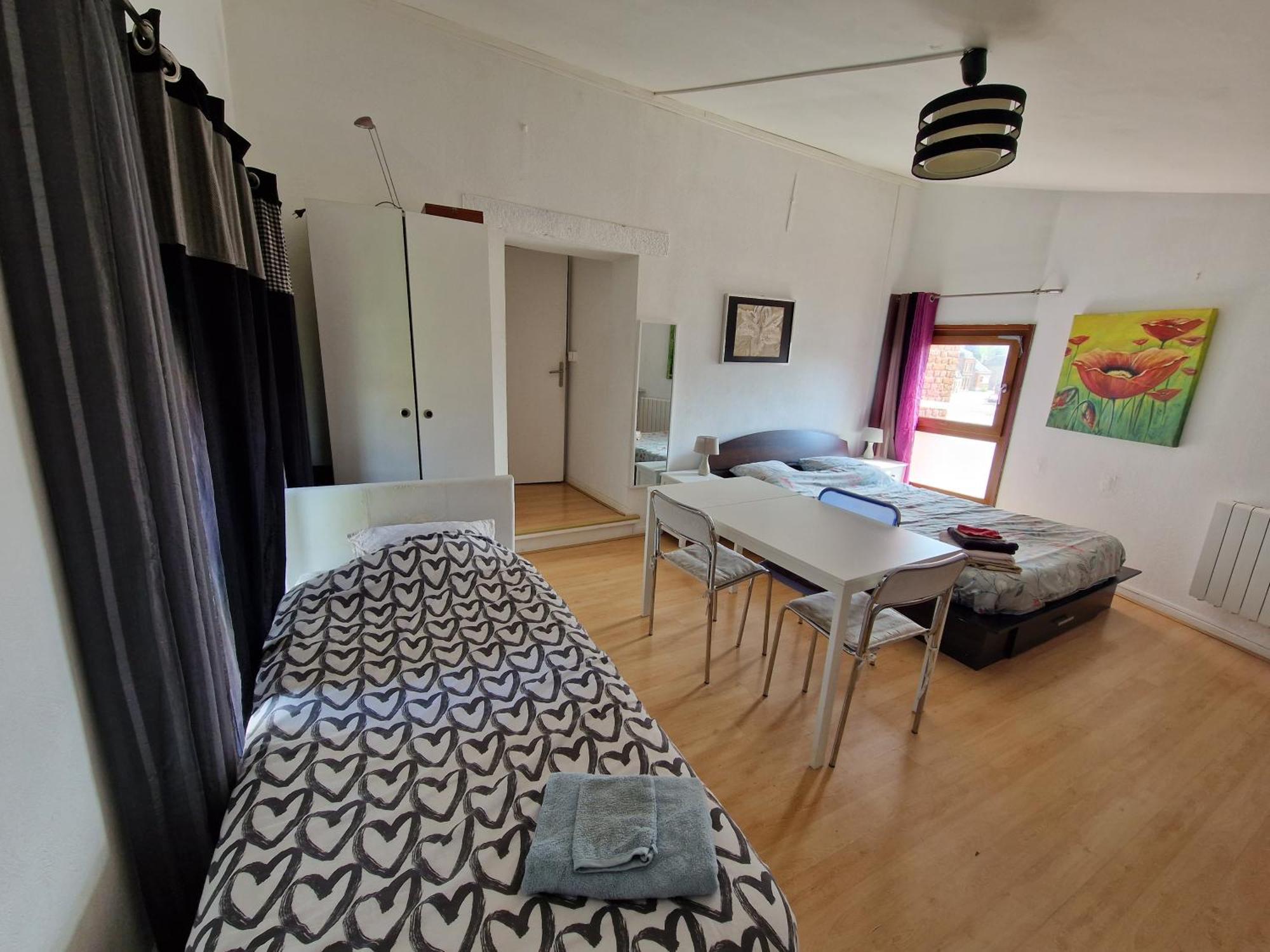 Studio, Chambres, Appartement, Gite Vendegies-sur-Ecaillon Exteriör bild
