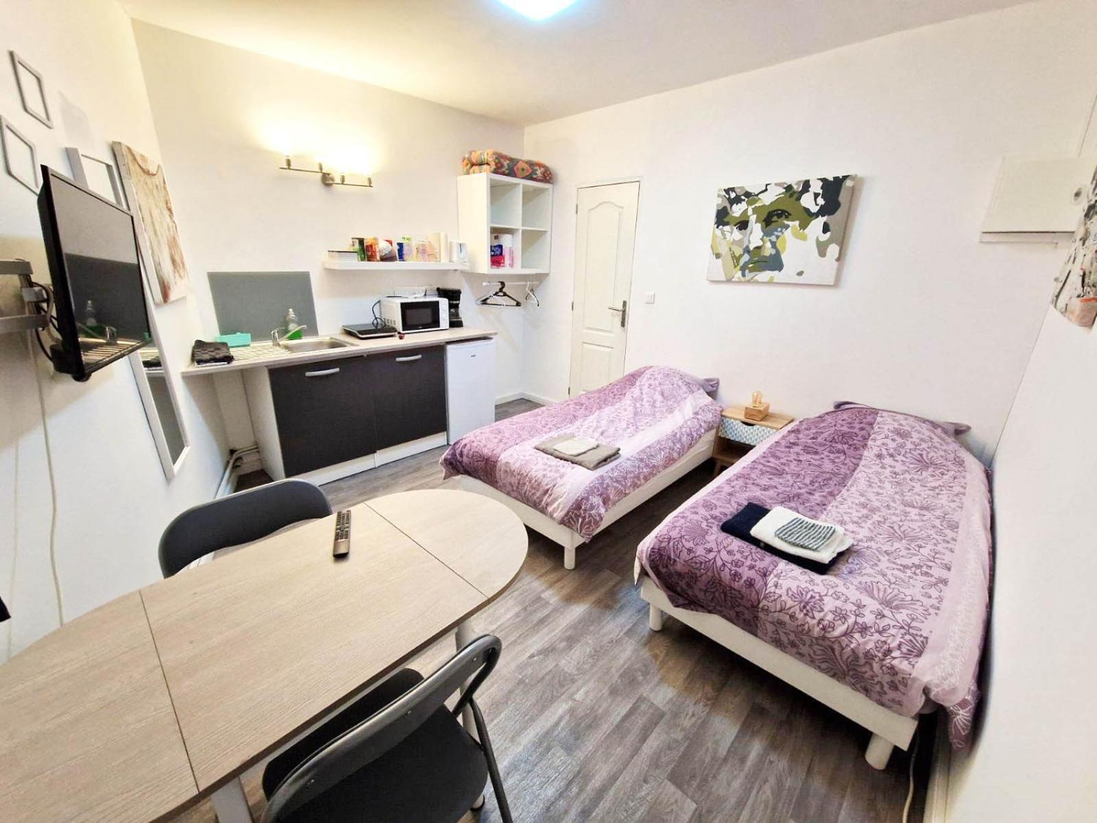 Studio, Chambres, Appartement, Gite Vendegies-sur-Ecaillon Exteriör bild
